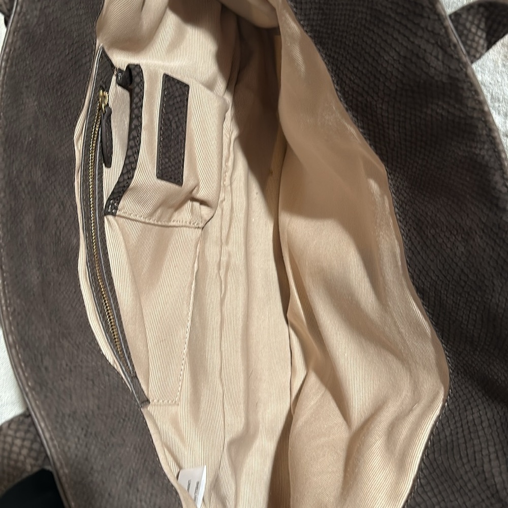 Talbots brown leather bag - Picture 7 of 8